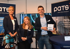 Ingeborg, Joelle and Bram of PATS Indoor Drone Solutions.                        